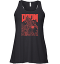 Doom Red Sketched Cover Art Retro Video Game Racerback Tank