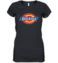 Dickies Brand Logo Women039S V Neck T Shirt