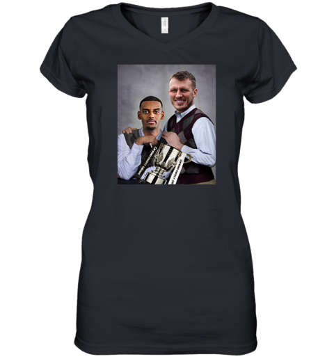Alexander Isak Amp Dan Burn Step Brothers Women039S V Neck T Shirt