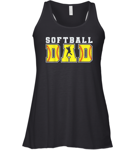 Dad Life Softball Baseball Grandpa Father039S Day Racerback Tank