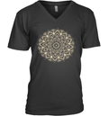 Classic Mandala Style 86 47 Subtle Anti Trump Resist 8647 V Neck T Shirt