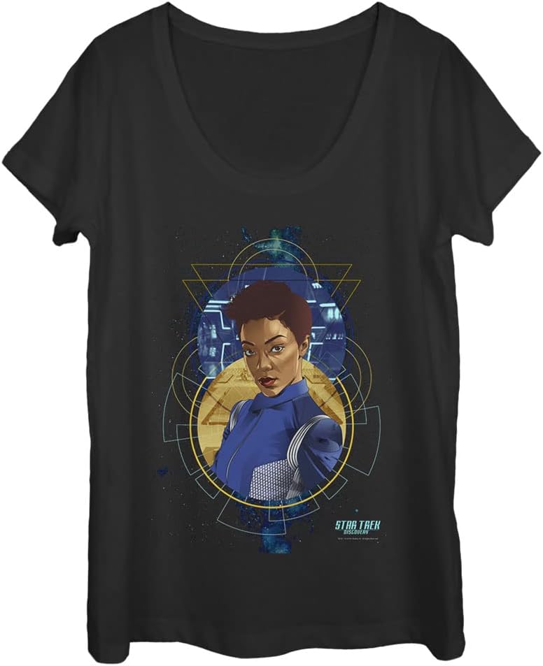 Fifth Sun Star Trek: Discovery Geo Michael Women's Short Sleeve Tee Shirt