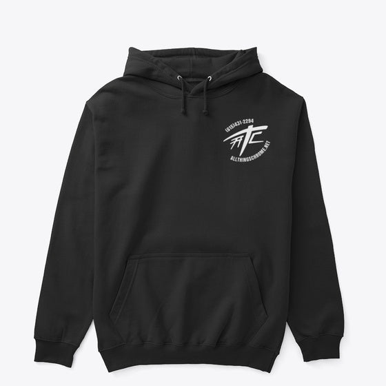 ATC Black White Hoodie Hoodie Comfort Fit Fan Favorite