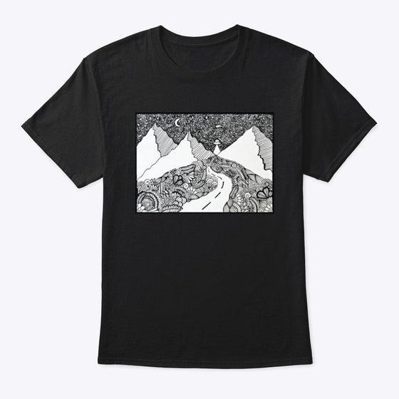 Take The Road Less Traveled | Fantasy Graphic Tee for Everyday Style