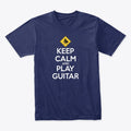 Keep Calm Play Guitar - logo | Premium Unisex T-Shirt