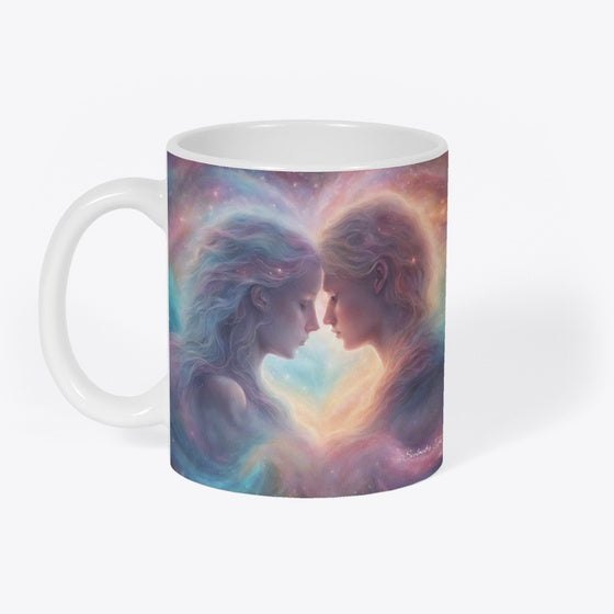 Soulmates Twin Flames Tarot Mug | Fantasy Graphic Tee for Everyday Style