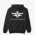 White Logo FF Pullover Hoodie | Fantasy Graphic Tee for Everyday Style