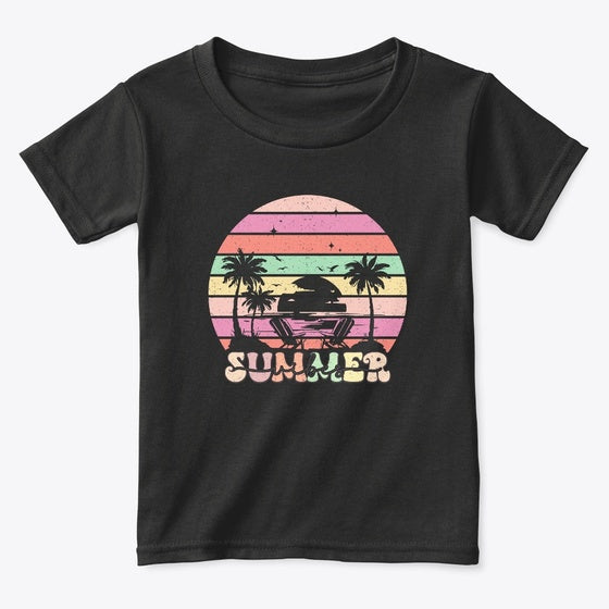 Summer Vibes Design Graphic T Shirt