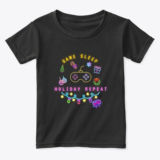 Gamesleep Holidayrepeat Game Graphic T Shirt