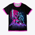 Retro Waff 87 23 Pink | Fantasy Graphic Tee for Everyday Style