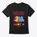 LBGTQIA Auntie Pride Apparel Premium Print Fan Favorite