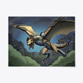 The Winged Jungle Hunter POSTER | Fantasy Graphic Tee for Everyday Style