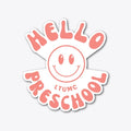 Hello Preschool Orange Graphic T Shirt