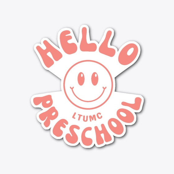 Hello Preschool Orange Graphic T Shirt