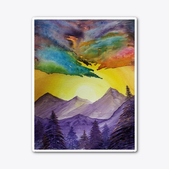 The Storm Watercolor Design | Fantasy Graphic Tee for Everyday Style