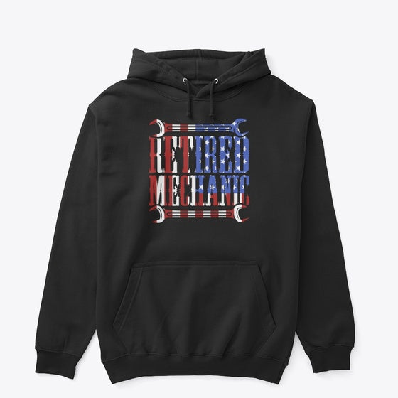 Patriotic Retired Mechanic Graphic T Shirt