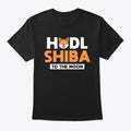 HODL Shiba To The Moon | Premium Unisex T-Shirt