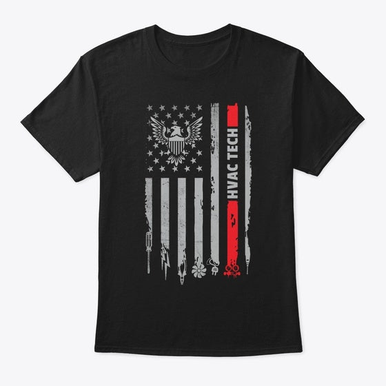 Proud American HVAC Tech Shirt