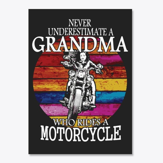 Biker Grandma Sticker Apparel Comfort Fit Hot Right Now