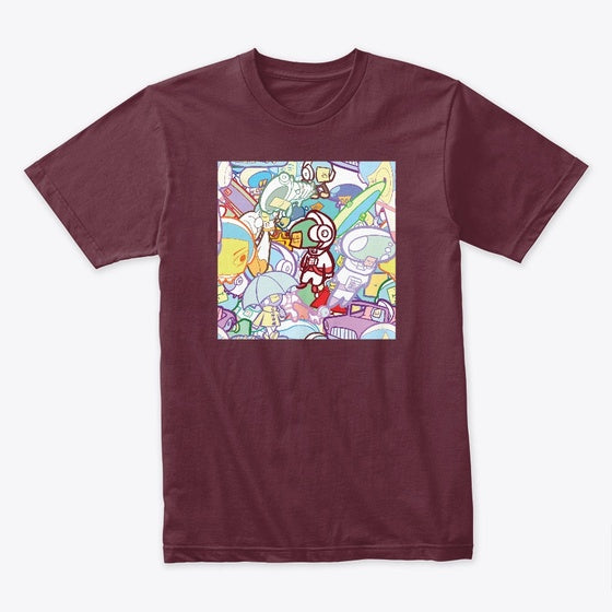 Intern Doodle Collage | Fantasy Graphic Tee for Everyday Style