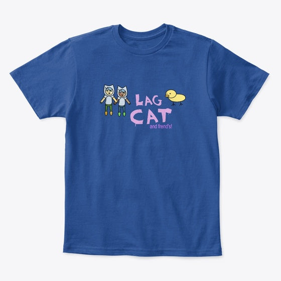 Lag Cat and Frends | Premium Unisex T-Shirt, Trending Graphic Tee