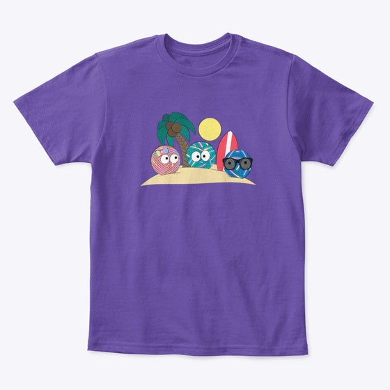 Loombies Beach Graphic T Shirt