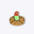 Waffles On Graphic T Shirt
