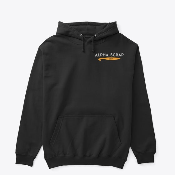 Alpha Scrap Garage Orange Logo | Premium Unisex T-Shirt, Trending Graphic Tee
