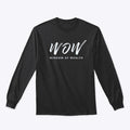 WOW Long Sleeve Tee Long Sleeve T Shirt Viral TikTok Hot Right Now
