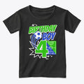 4th Birthday Soccer Fan Graphic T Shirt