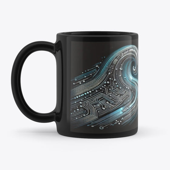 WAV E AI Glitch Mug Limited Edition Apparel Streetwear Style Gift Ready