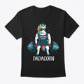 Dadacorn Unicorn Dad Graphic T Shirt