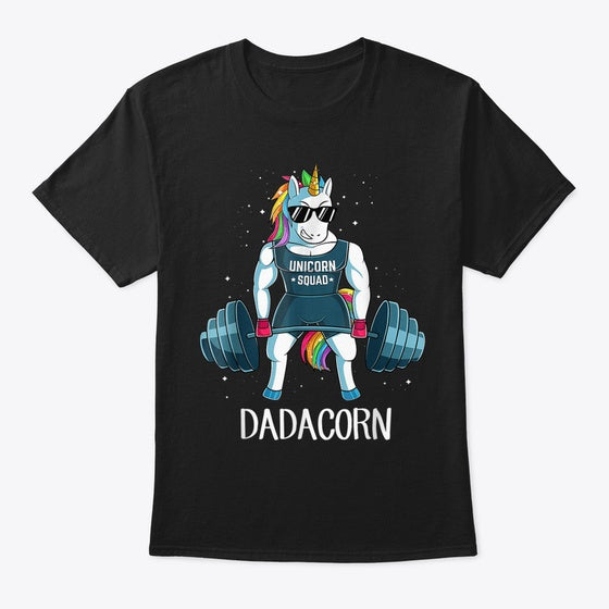 Dadacorn Unicorn Dad Graphic T Shirt