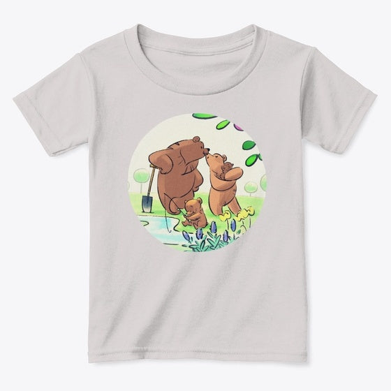 Bear Family Graphic T Shirt