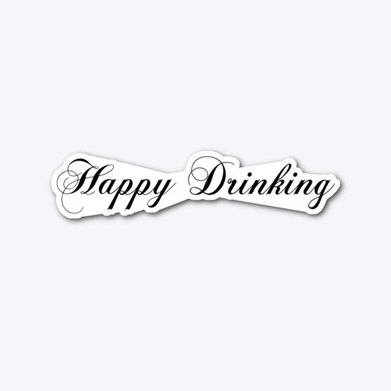 Happy Drinking Graphic T Shirt