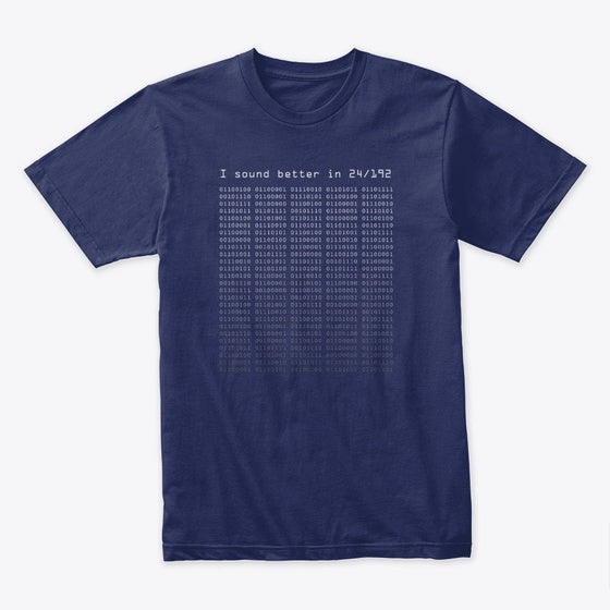 I sound better in 24 192 Light Design | Premium Unisex T-Shirt