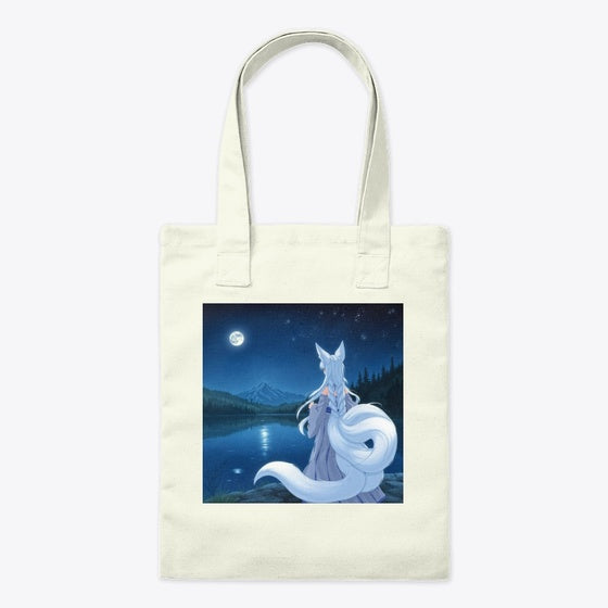 Kitsuni at Night | Fantasy Graphic Tee for Everyday Style