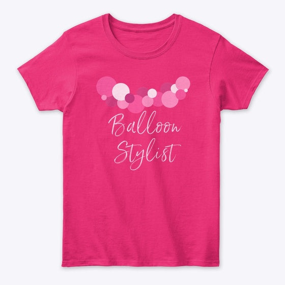 Balloon Stylist Pinks Graphic T Shirt