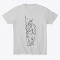 Plato-Odin Black Graphic Shirt
