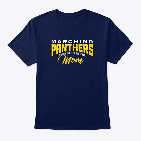 Marching Panthers Mom Graphic T Shirt