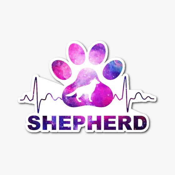 ln shepherd galaxy paw die cut | Premium Unisex T-Shirt, Trending Graphic Tee