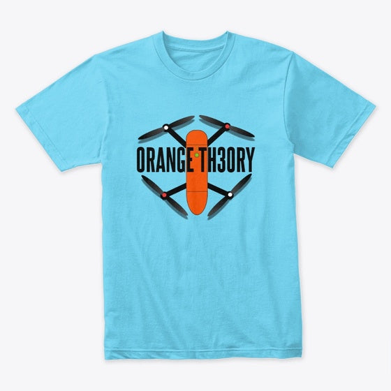 Orange Th3ory Get Graphic T Shirt