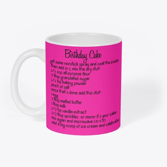 Make it in a Mug Birthday Cake Apparel Premium Print Everyday Wear