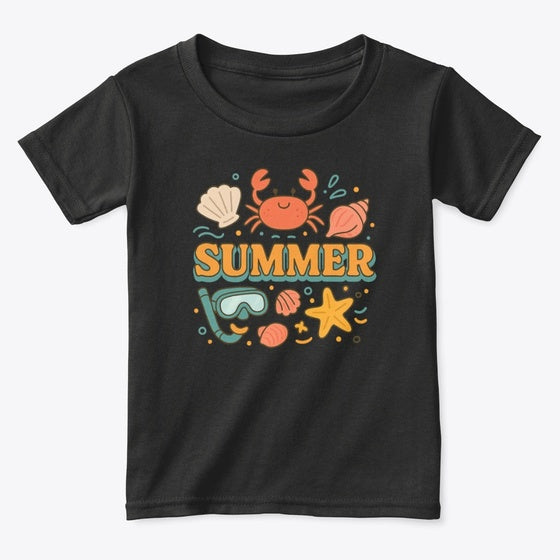 Beachy Summer Graphic T Shirt
