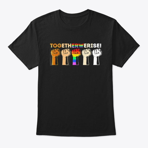 Black Lives Matter Together We Rise Apparel Premium Print Fan Favorite