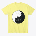 Kitten Yin-Yang Unisex T-Shirt | Premium Unisex T-Shirt, Trending Graphic Tee