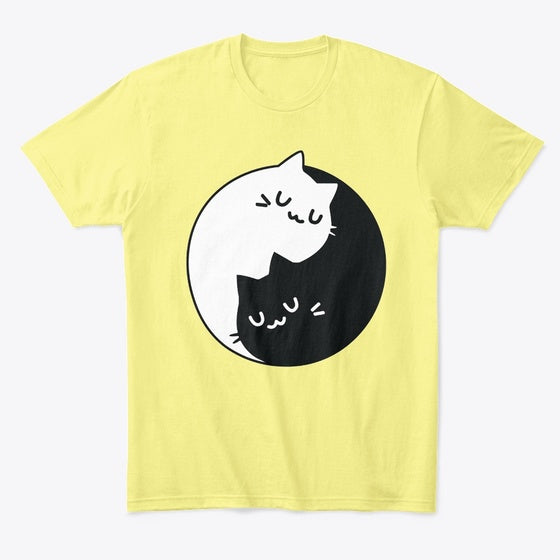 Kitten Yin-Yang Unisex T-Shirt | Premium Unisex T-Shirt, Trending Graphic Tee