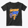 7th Birthday Basketball 7thbirthday Graphic T Shirt