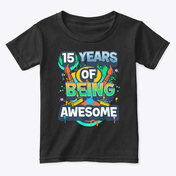 15th Birthday Artist Painter Graphic T Shirt