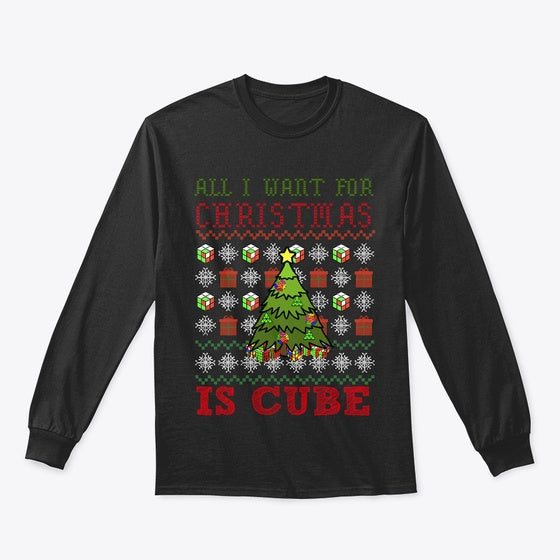 All I Want For Christmas Is Cube | Premium Unisex T-Shirt
